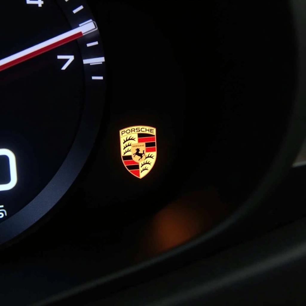 Porsche Brake Pad Warning Light Illuminated on Dashboard