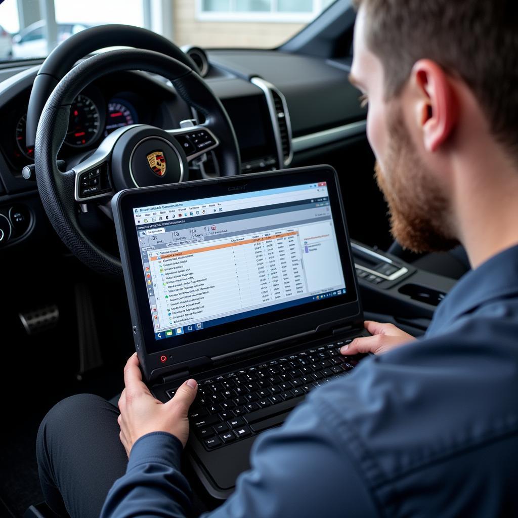 Using Diagnostic Software on a Porsche Cayenne