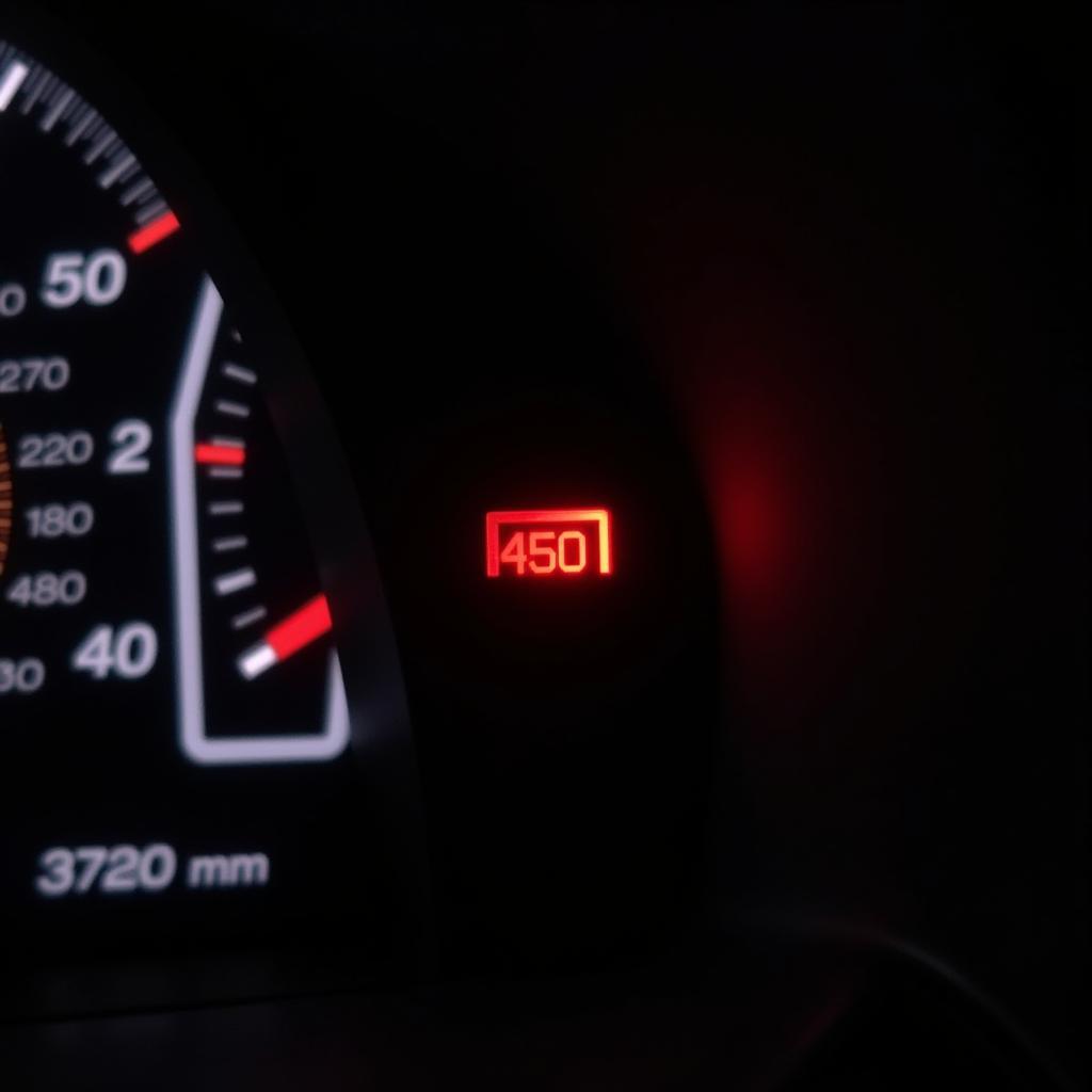 Red Brake Warning Light on Dashboard