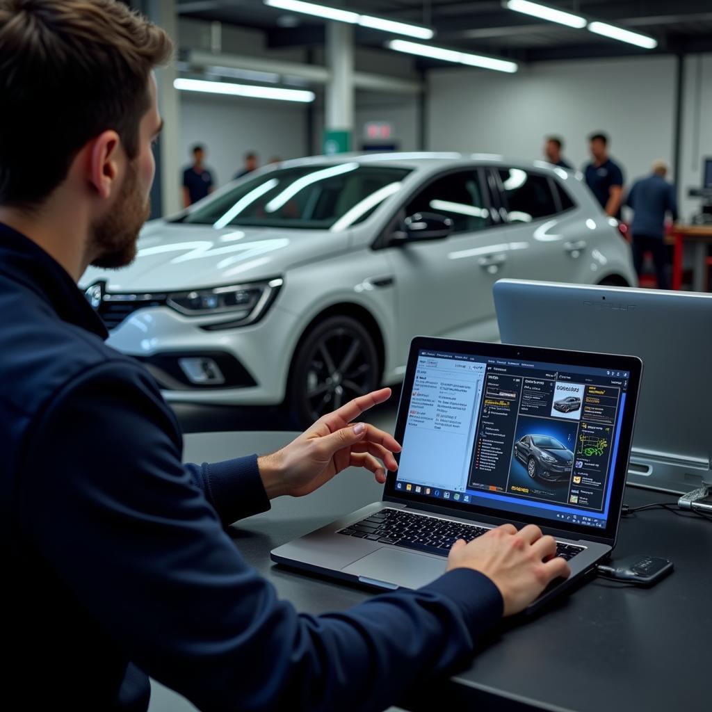 Remote Diagnostics on a Renault Megane