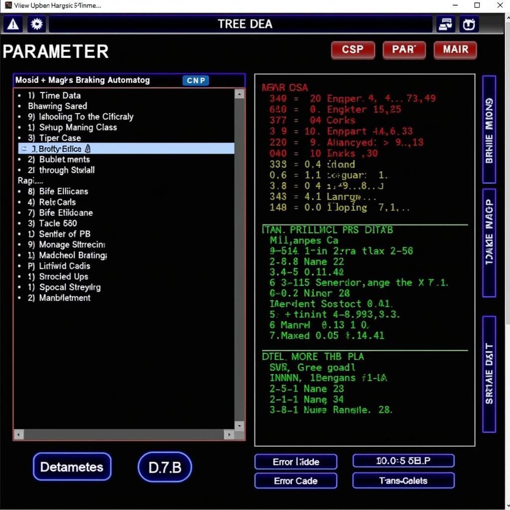 Remote Diagnostics Software Interface