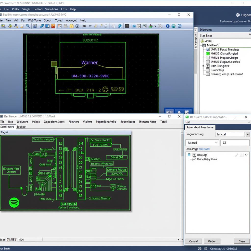 Remote Diagnostics Software Interface for Warner UM50-1020-90VDC