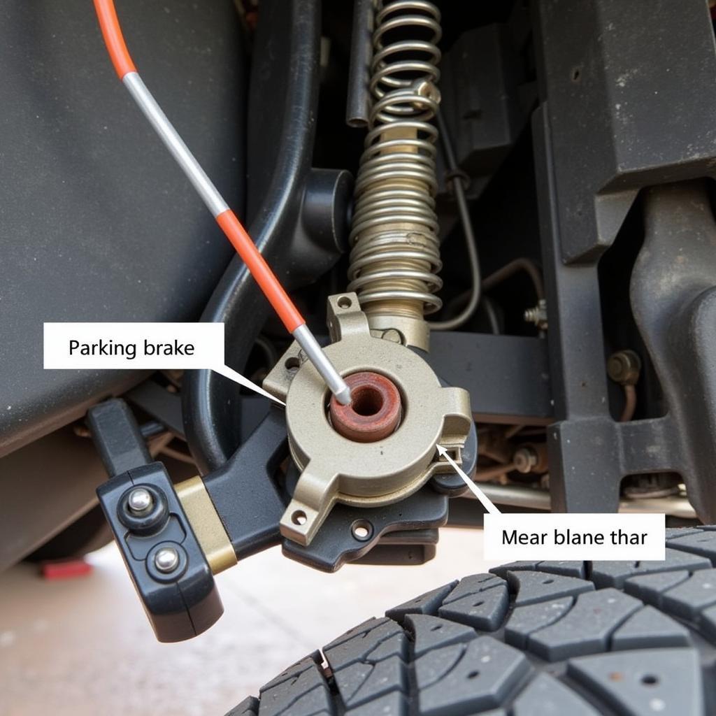 Renault Scenic Parking Brake Mechanism