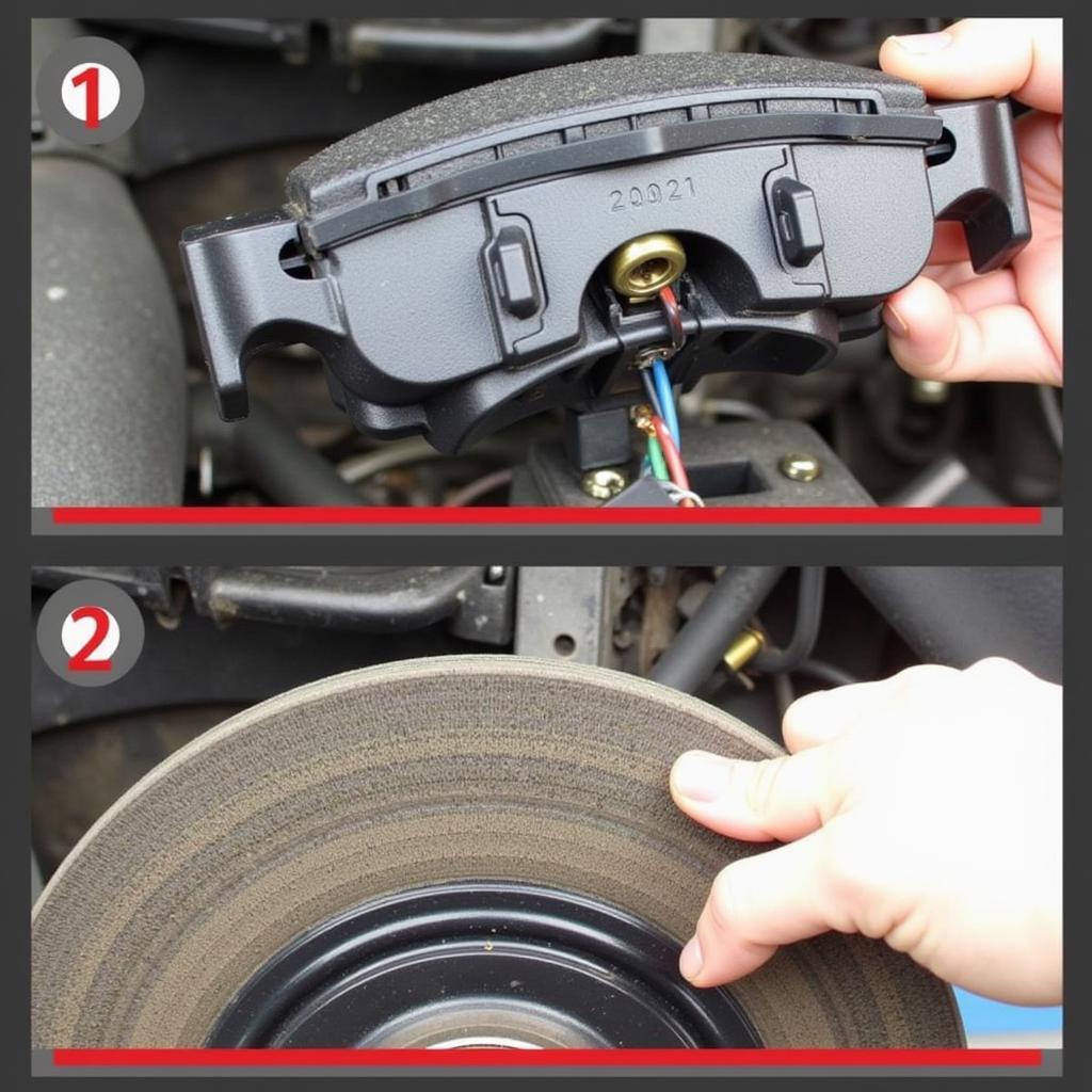 Replacing Audi A4 B6 Brake Pad Sensor