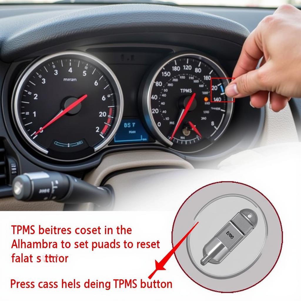 Resetting the TPMS on a Seat Alhambra