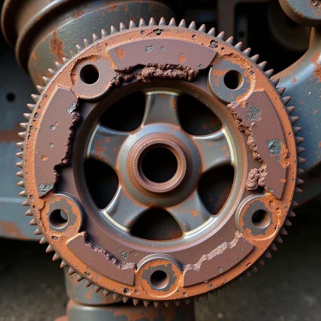 Rusted Clutch Components