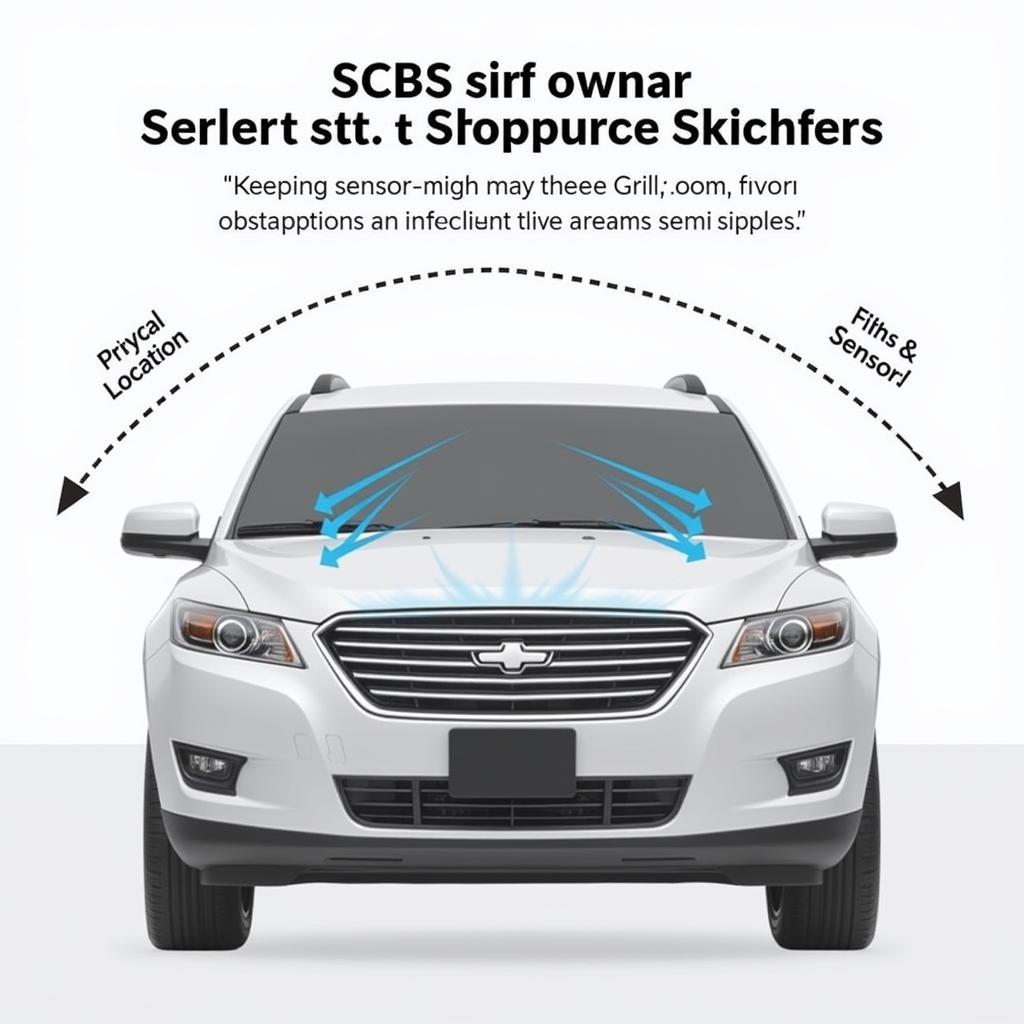 Smart City Brake Support Sensor Locations