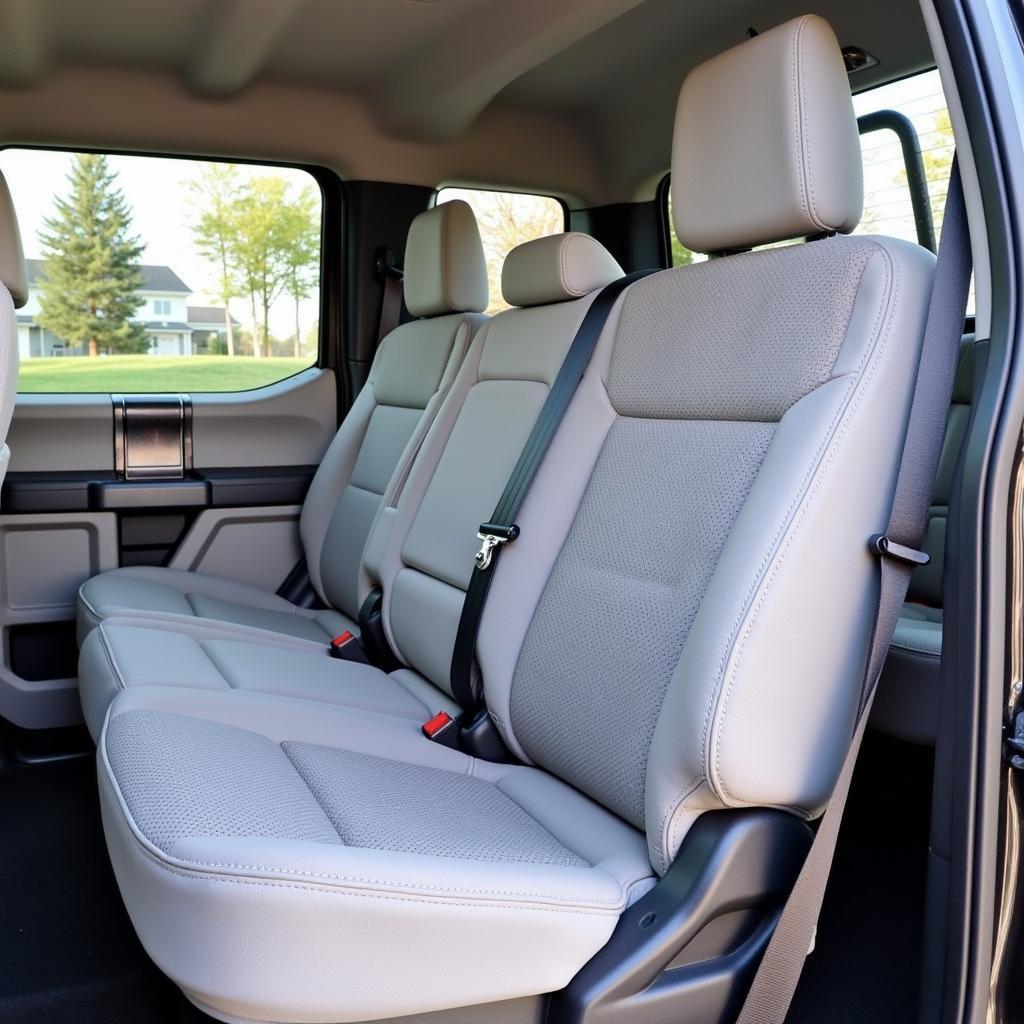 Seat Belt Extender Installed in a 2015 F150