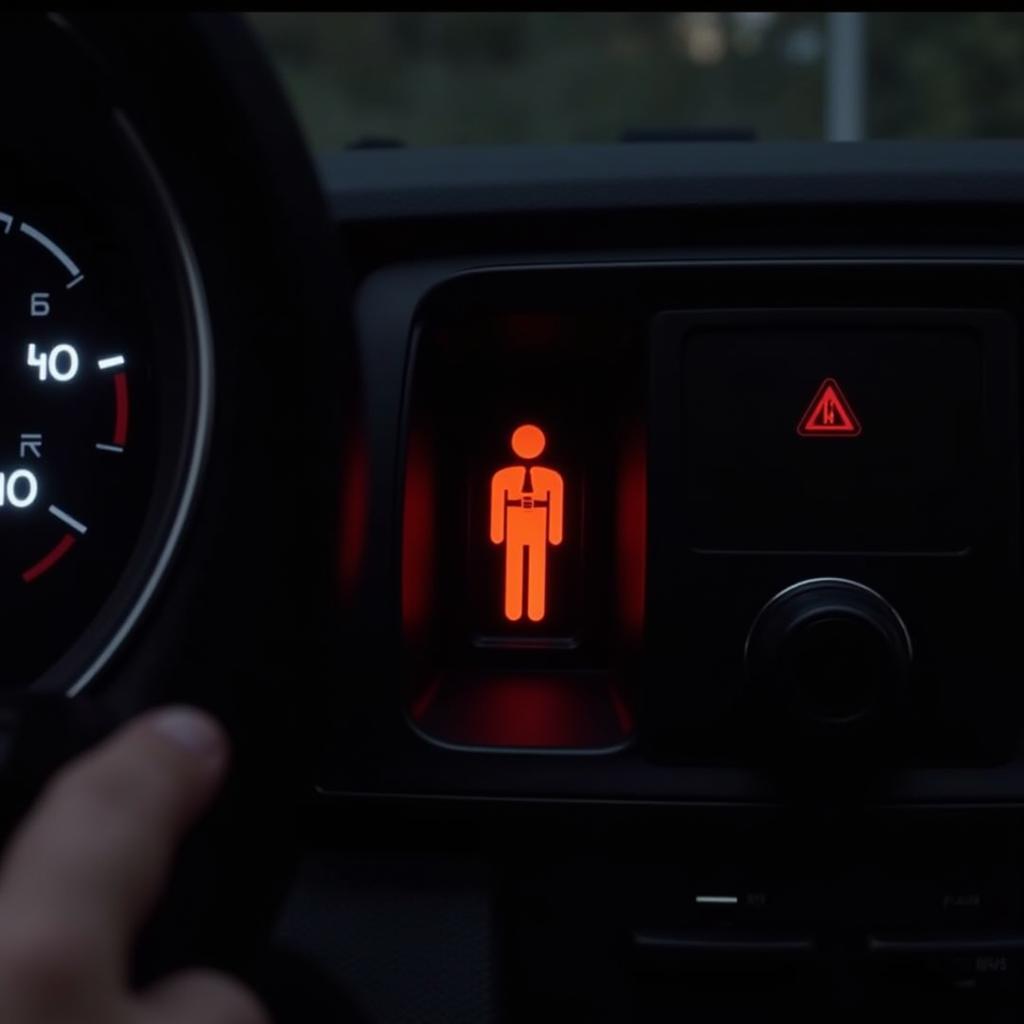 Seat Belt Warning Light on Dashboard