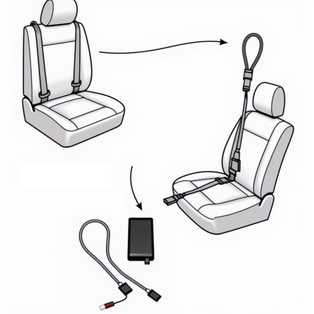 Seat Belt Warning System Components