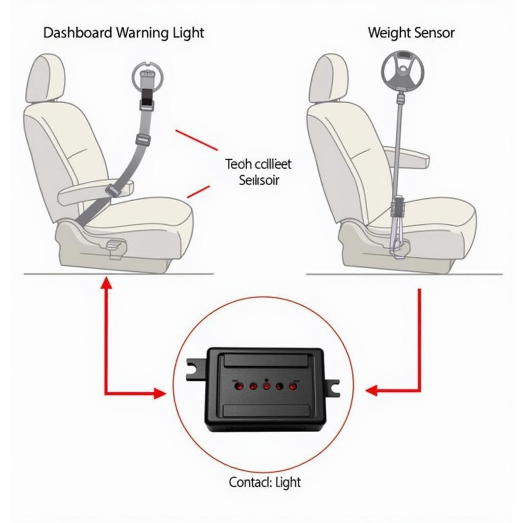 Seat Belt Warning System Components