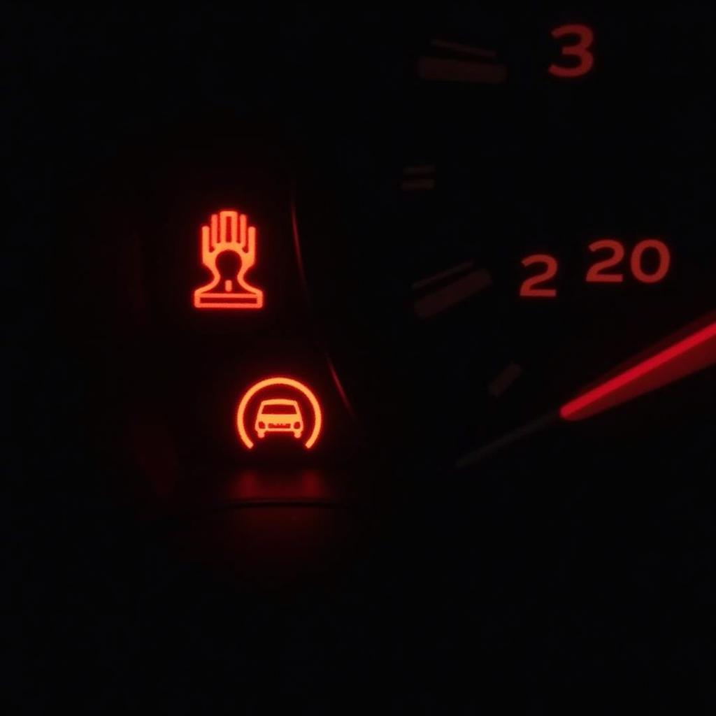 Seat Brake Warning Light Illustration