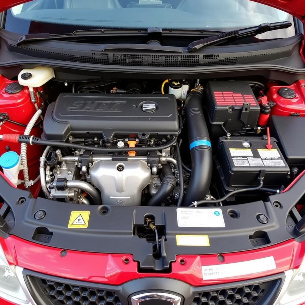 Seat Ibiza Engine Bay