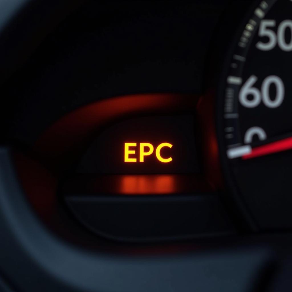 EPC warning light on a Seat Ibiza dashboard