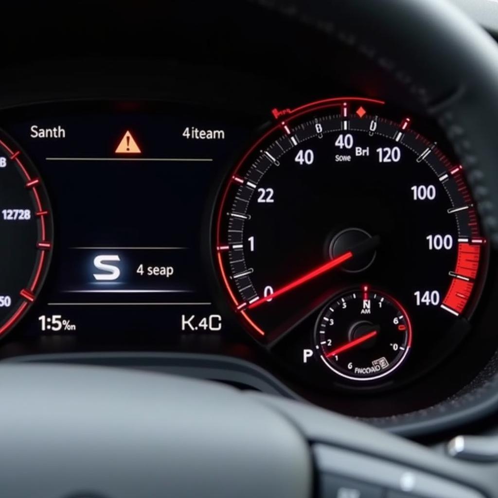 Seat Leon Airbag Warning Light on Dashboard