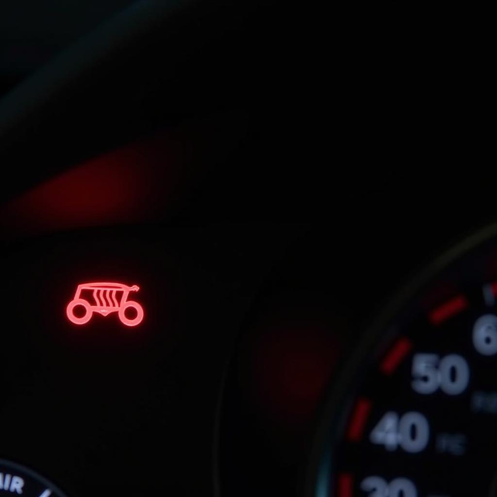 Brake System Warning Light in a Seat