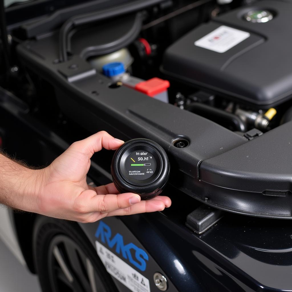 Checking the Brake Fluid Level in a Skoda Fabia