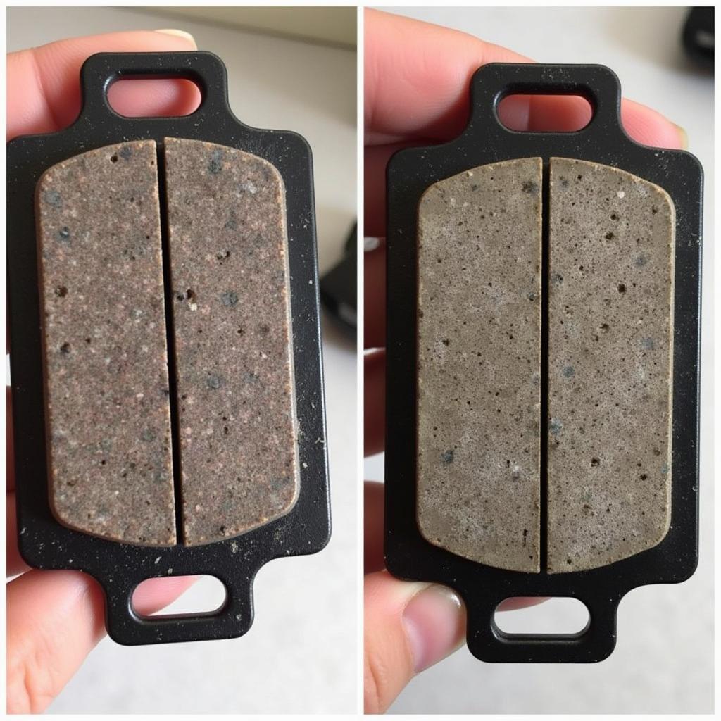 Skoda Fabia Worn Brake Pads