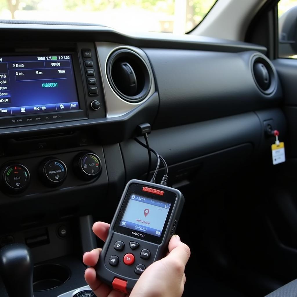 Connecting an OBD2 Scanner to a Tacoma