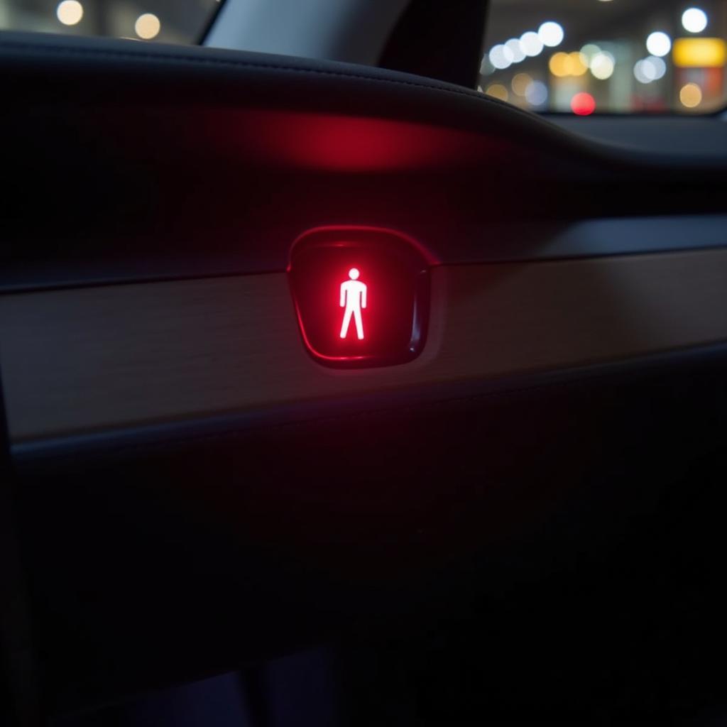 Tesla Seat Belt Warning Light