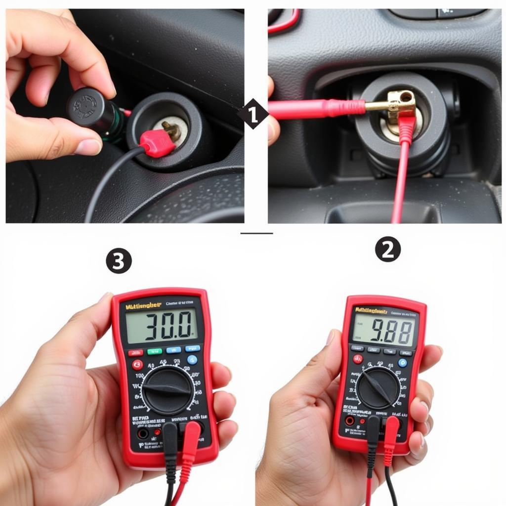 Testing Parking Brake Switch with Multimeter 