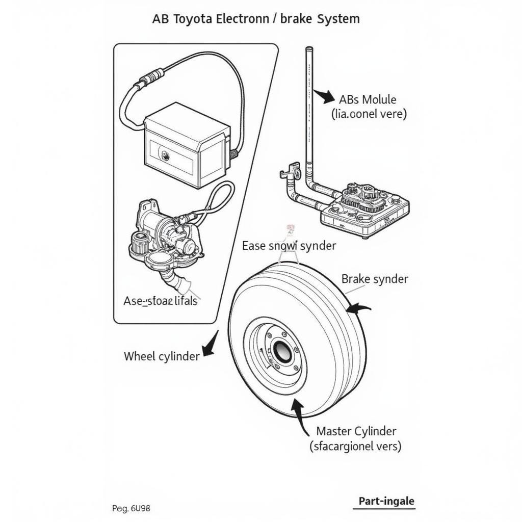 Toyota Electronic Brake System Components