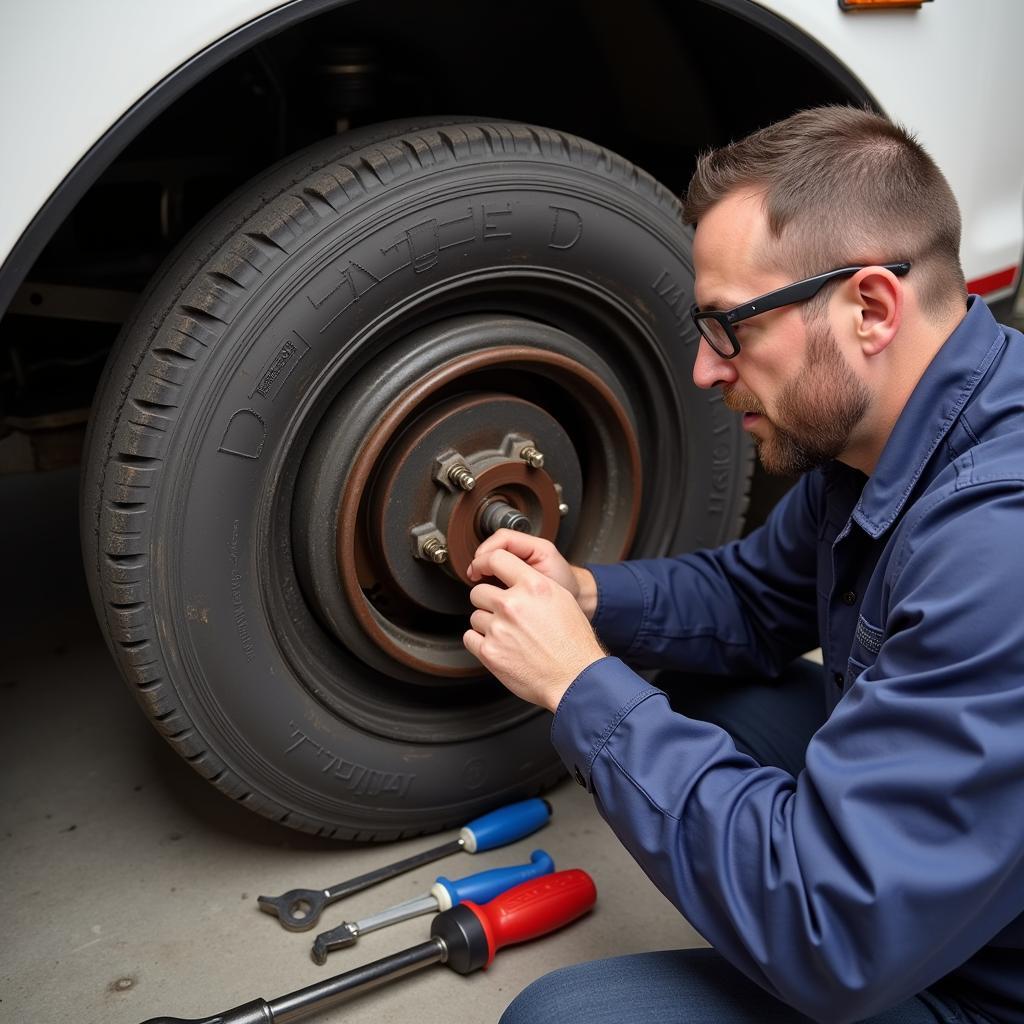 Trailer Brake Magnet Inspection