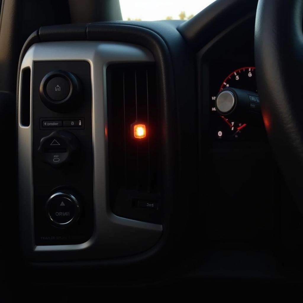 2014 Sierra Trailer Brake Warning Light