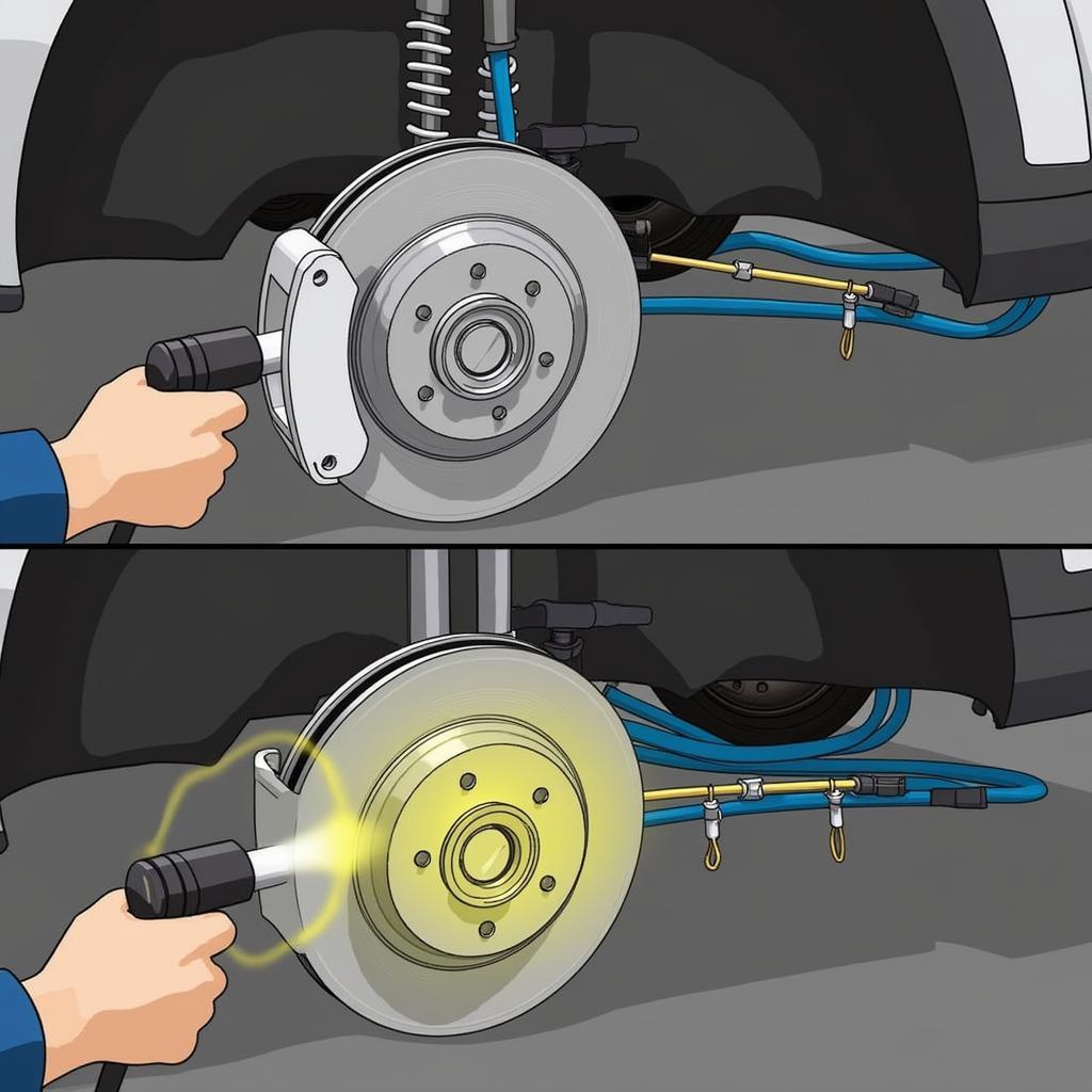 Inspecting Brake Lines for Leaks