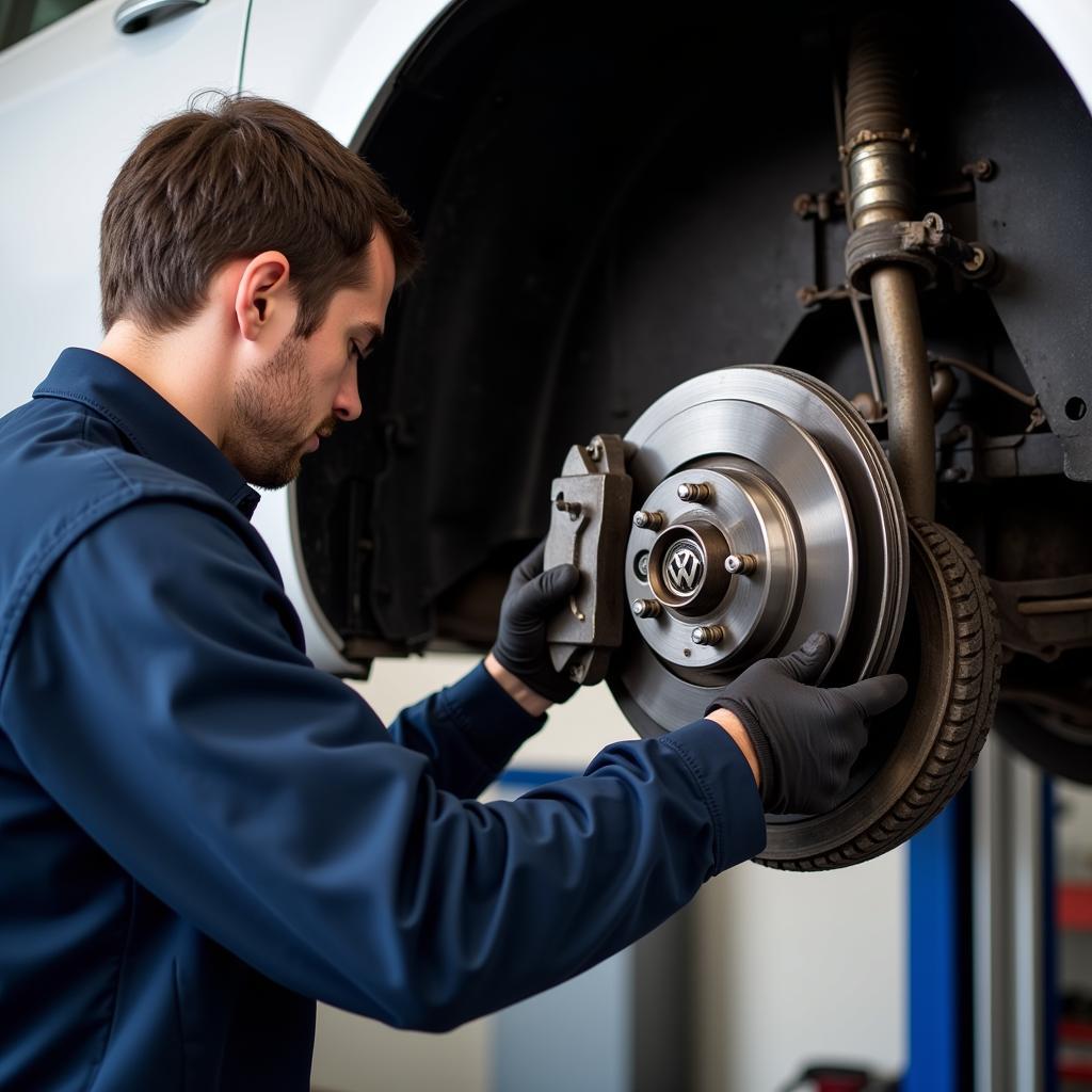 Volkswagen Passat Brake System Inspection