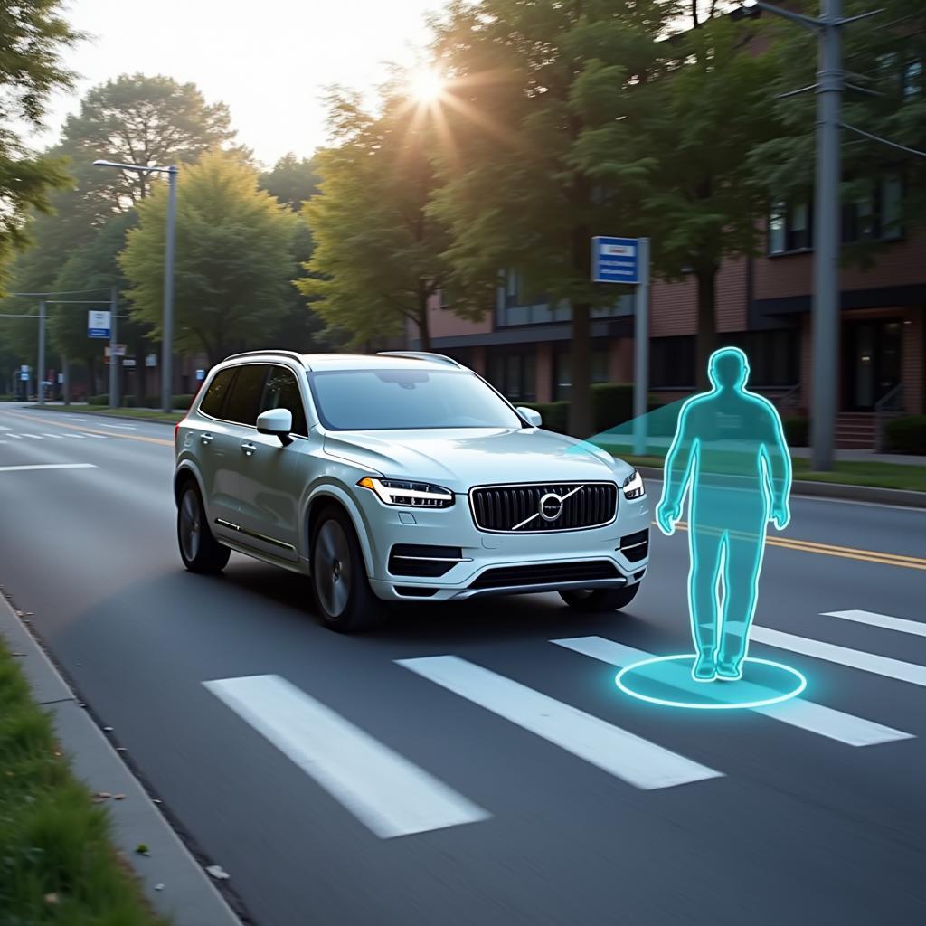 Volvo City Safety System in Action