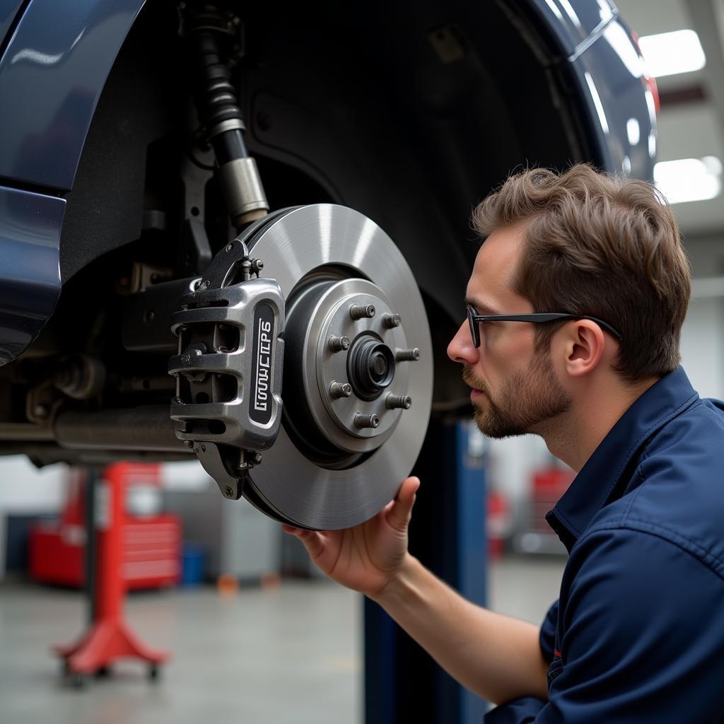 Volvo S40 Brake Inspection