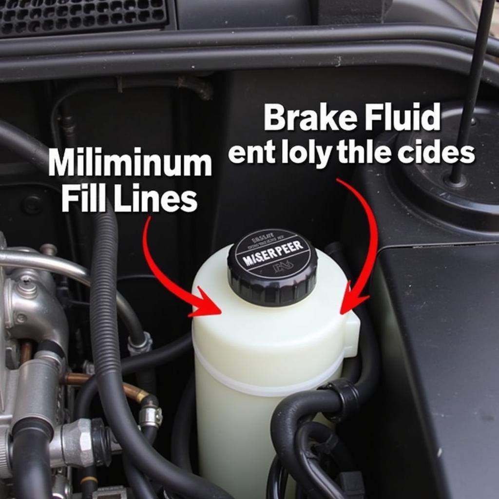 VW Beetle Brake Fluid Reservoir