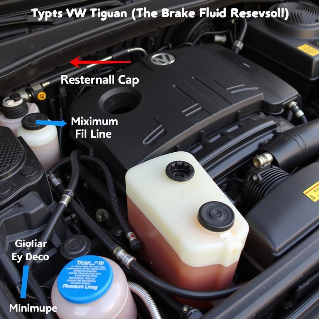 VW Tiguan Brake Fluid Reservoir Location