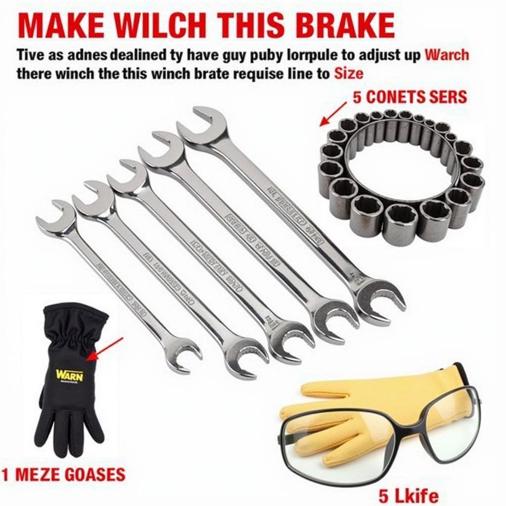 Warn Winch Brake Adjustment Tools