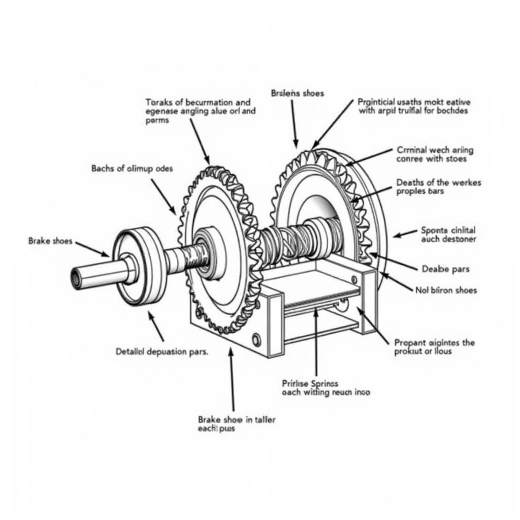 Warn Winch Drum Brake Components