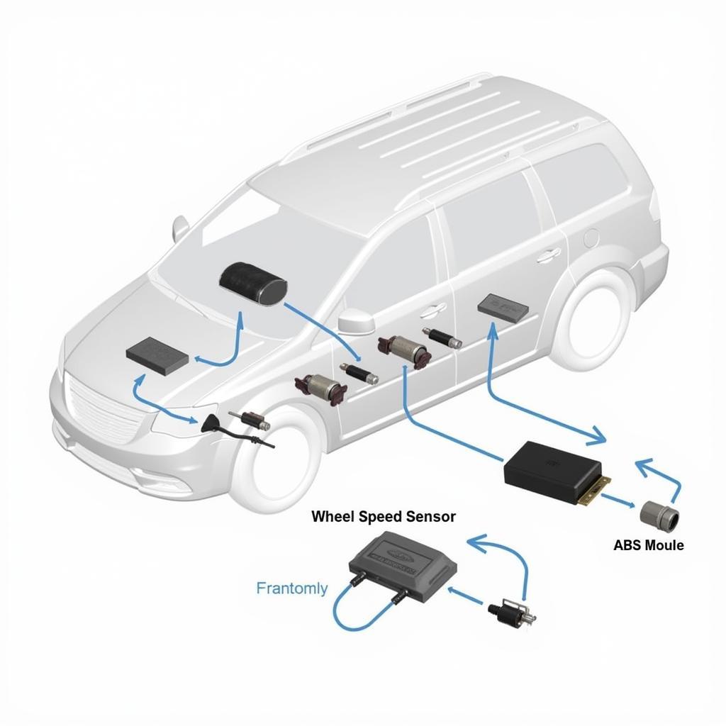 Warner Brake Control System Components Diagram