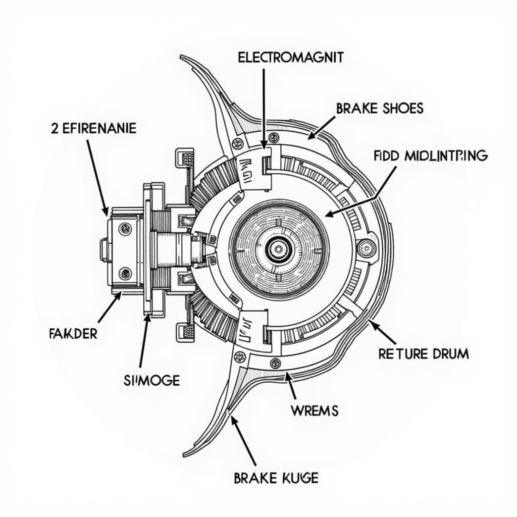 Warner Electric Brake EM-180-20 Components