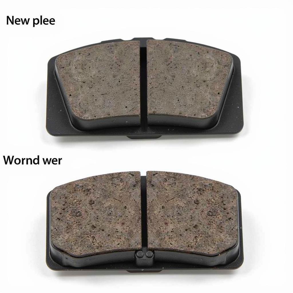 Worn Brake Pad