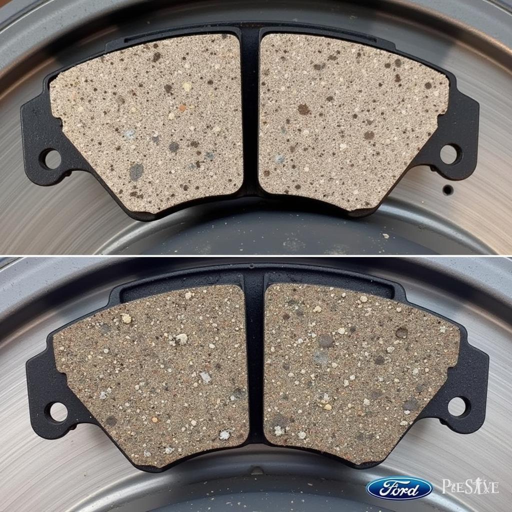 Worn Brake Pads on a 2007 Ford F150