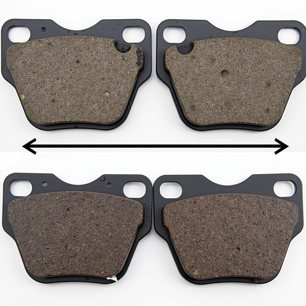 Worn Brake Pads on a 2017 Ford Escape