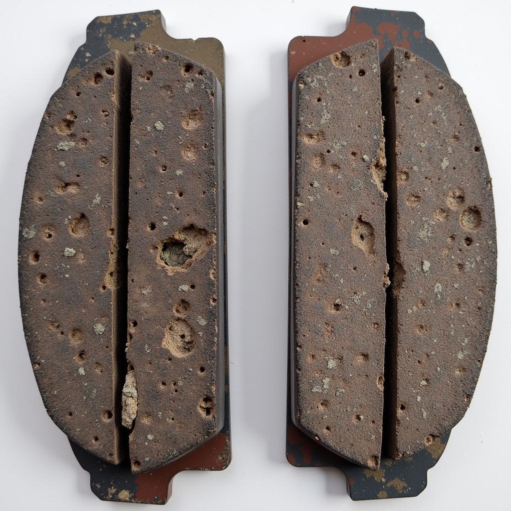 Worn Brake Pads