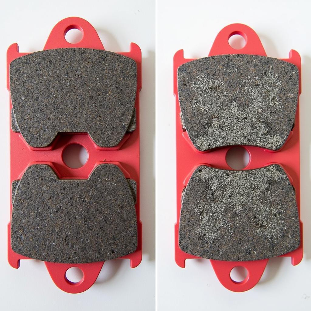 Worn Brake Pads