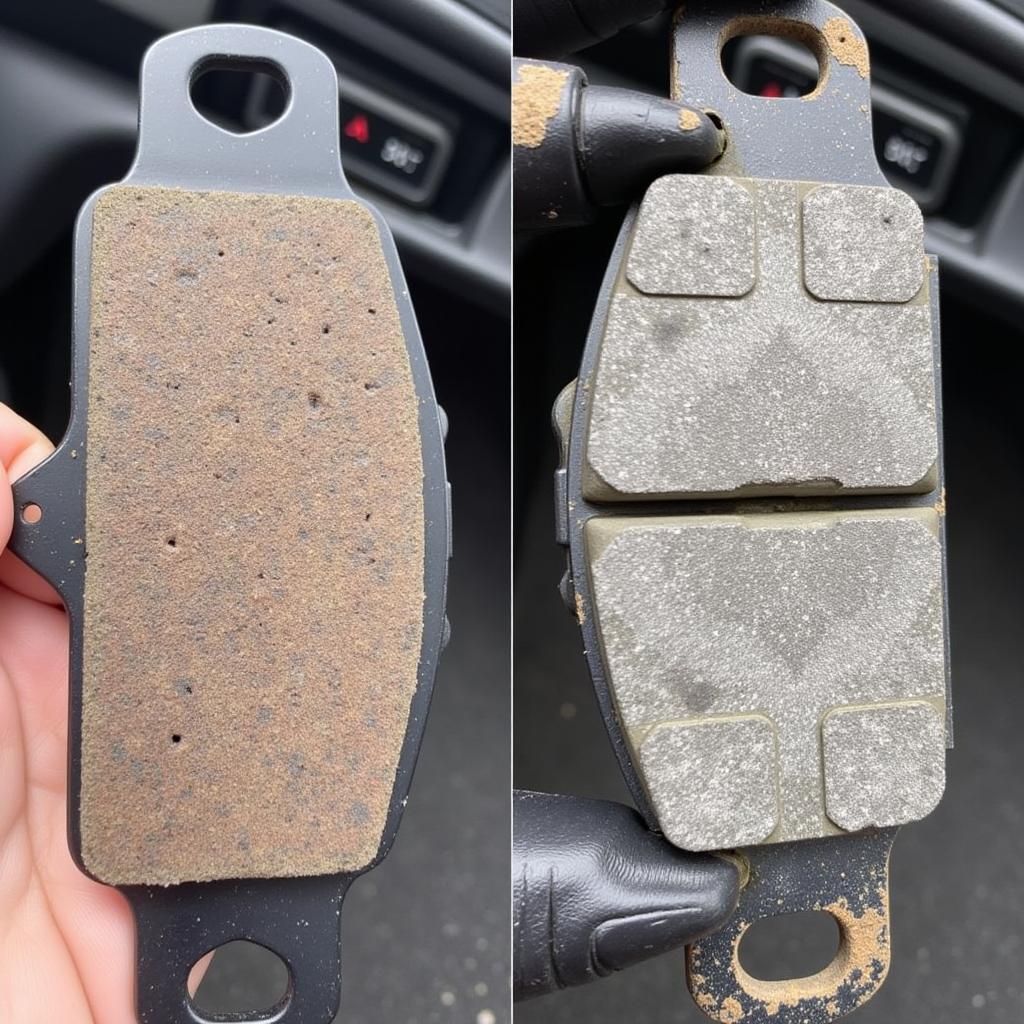 Worn Brake Pads on a 1998 Tacoma