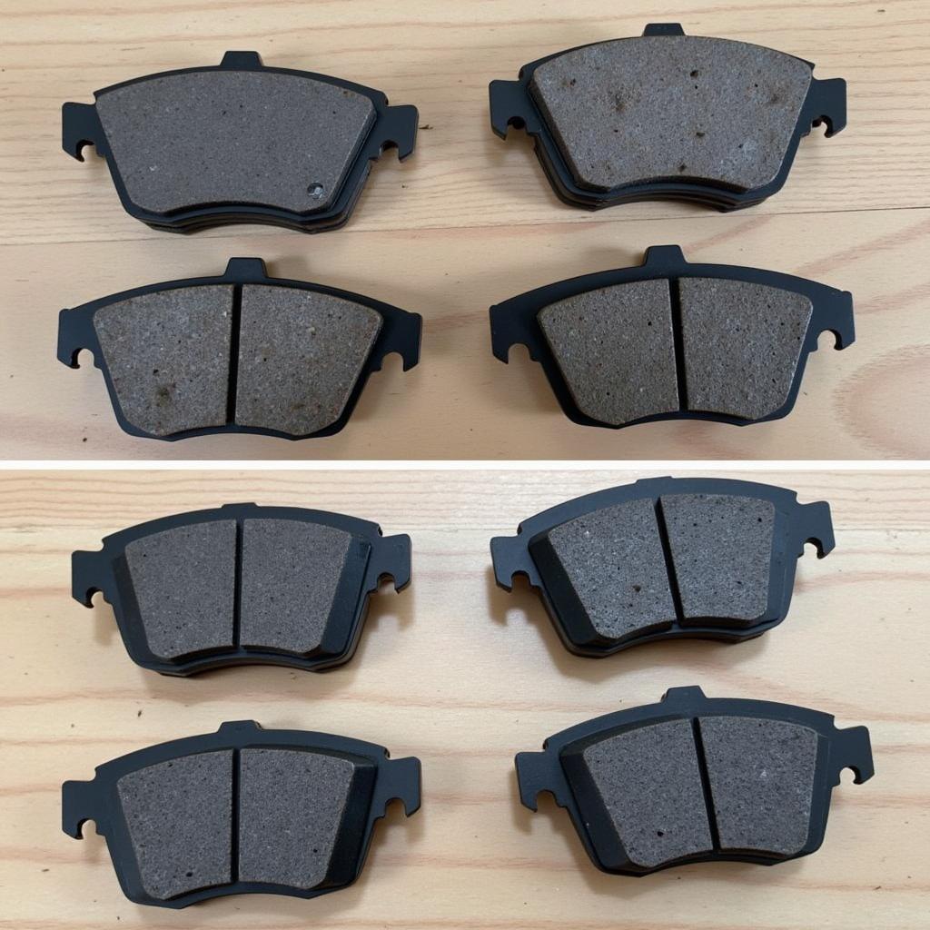 Worn Brake Pads on a Toyota Highlander