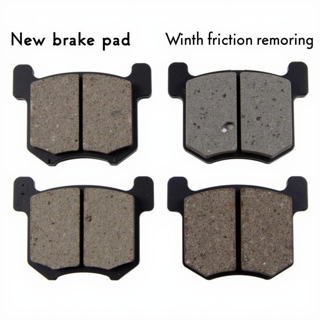 Worn Brake Pads