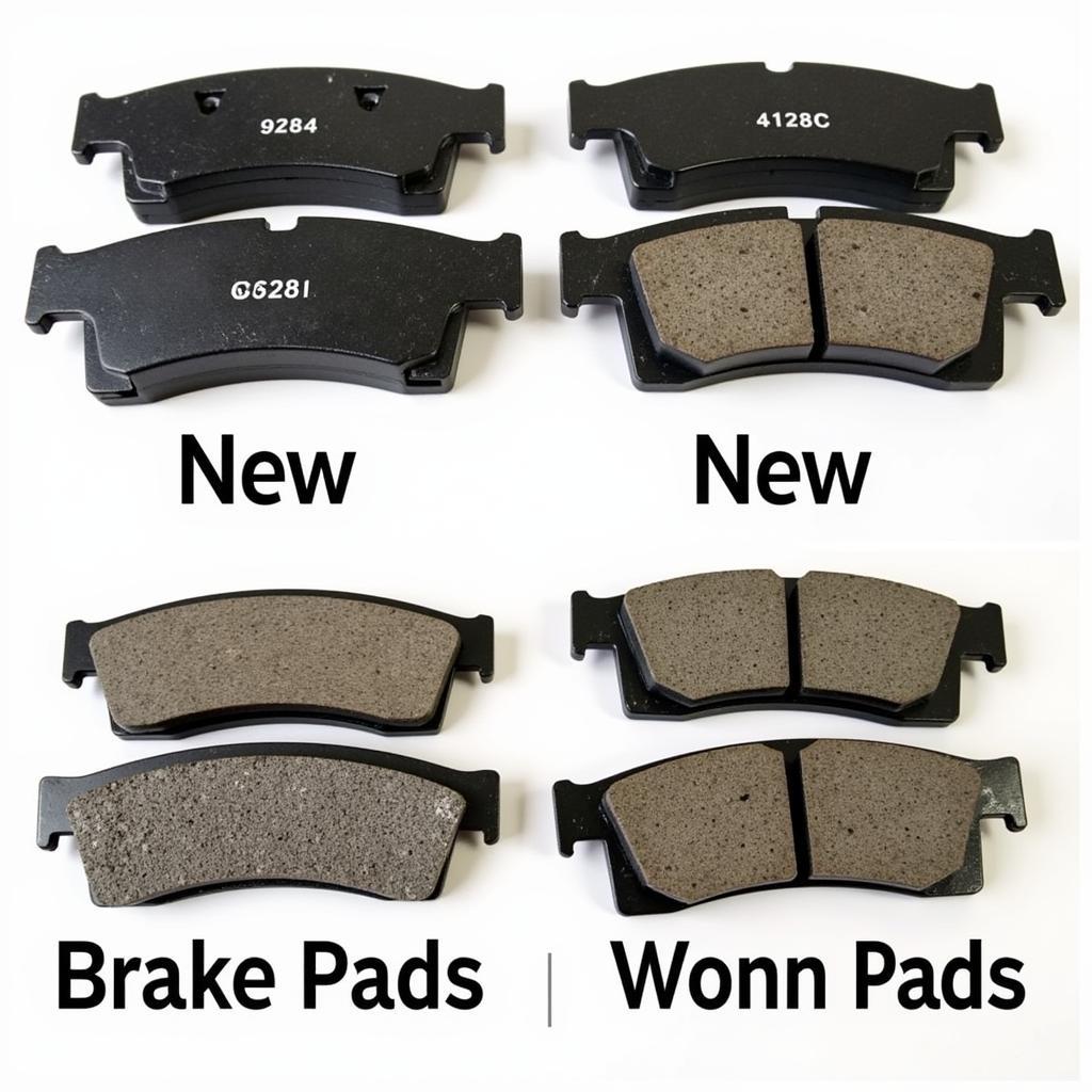 Worn Brake Pads