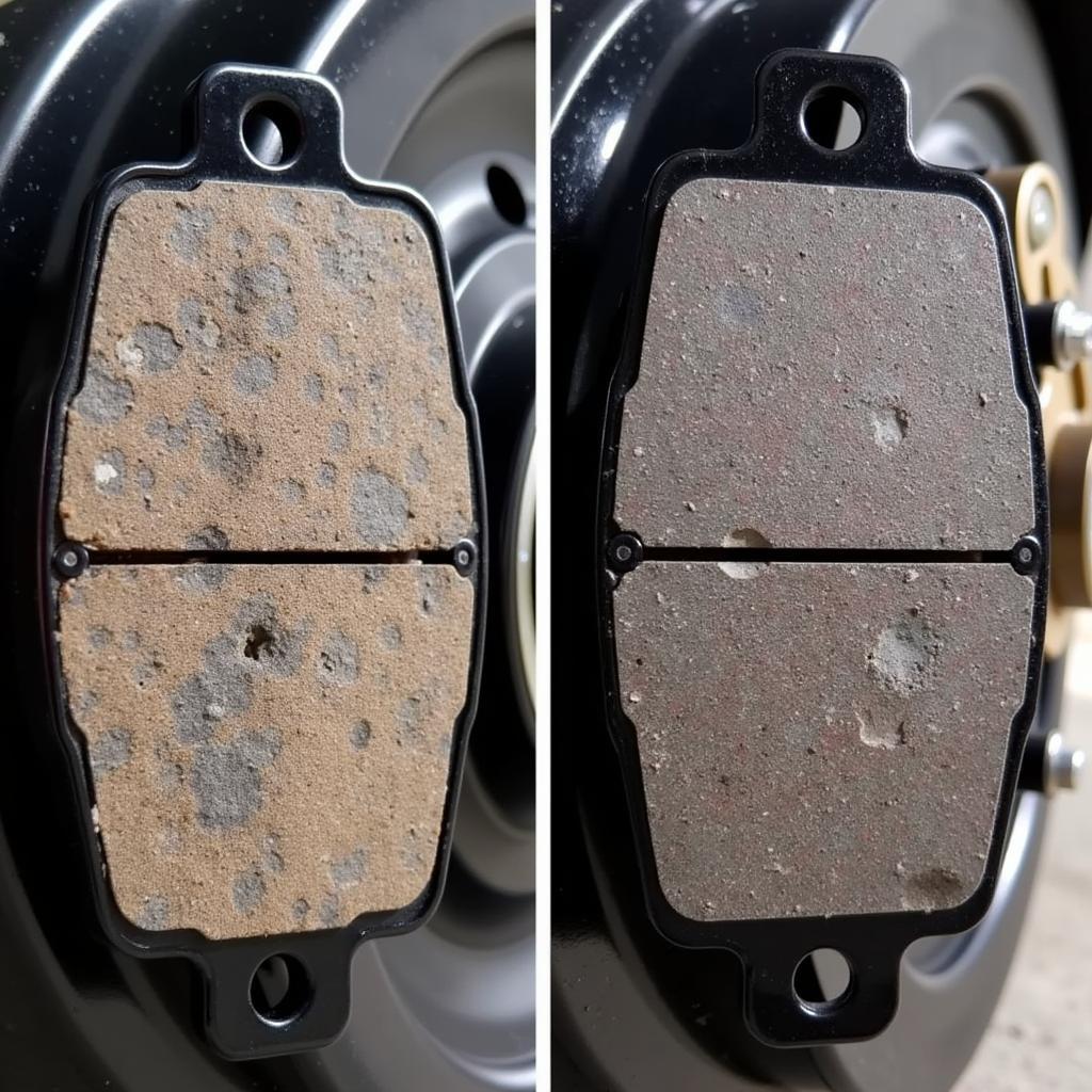 Worn Brake Pads on a 2002 GMC Envoy