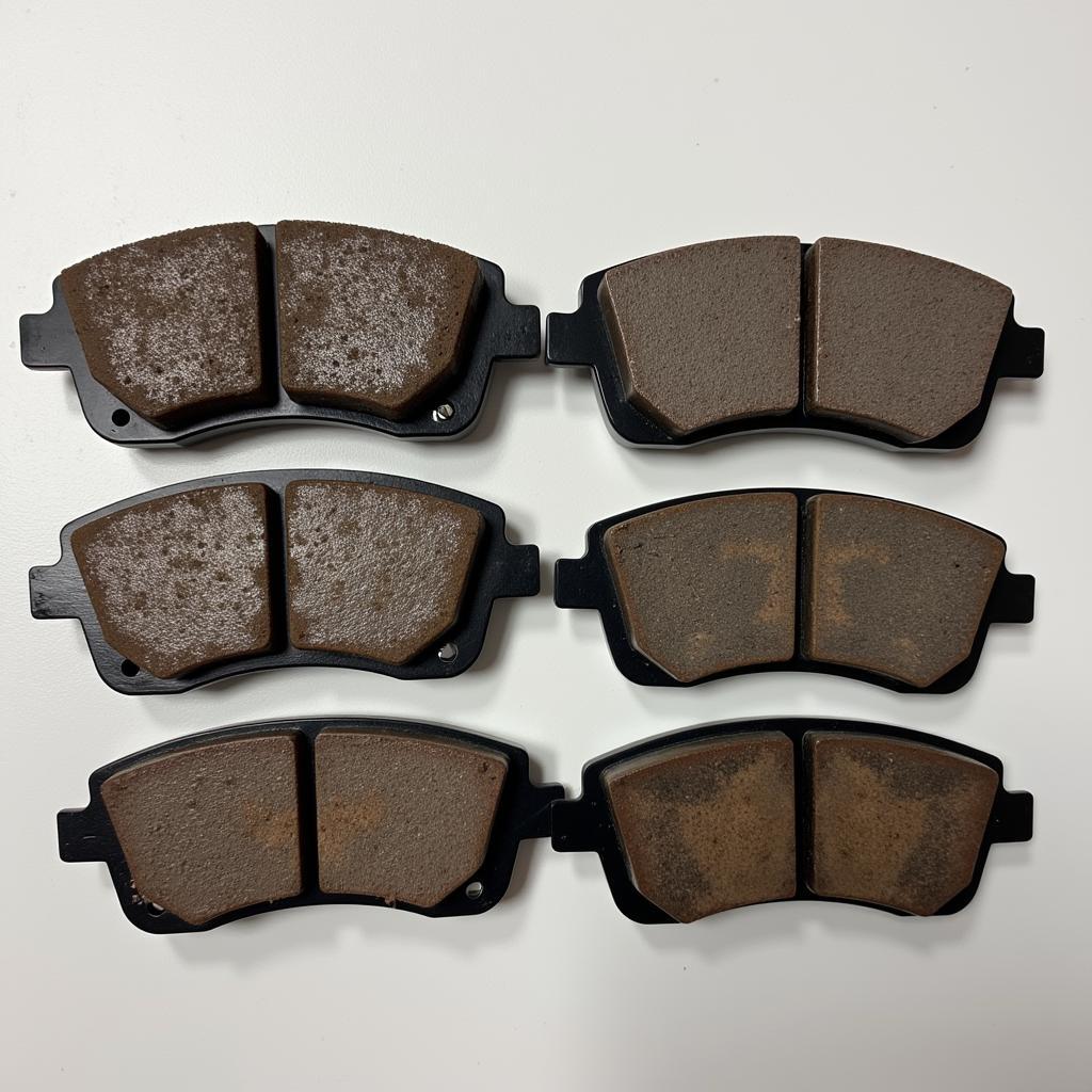 Worn Brake Pads