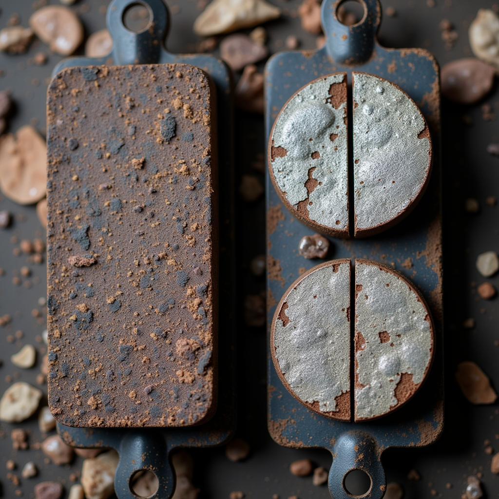 Worn Brake Pads